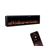 GLOW FIRE Elektrokamin Core 152 mit realistischem 3D LED-Feuer -...