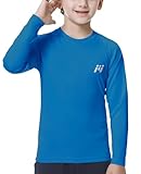 MEETWEE Kinder Jungen UV Shirt Langarm Schwimmshirt Badeshirt Lange SPF 50+...