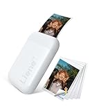 Liene Pearl K100 2x3'' Mini Fotodrucker Smartphone, Mini Tragbarer...