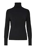 ONLY Basic Strickpullover Einfarbiger Rollkragen Knitted Stretch Sweater Langarm...