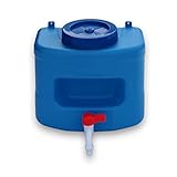Varile 10L Wasserspender mit Seifenablage für Camping, Garage und Outdoor –...