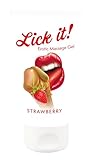 You2Toys Lick it! Erotic Massage-Gel 'Strawberry' - verführerisches Gleitgel...