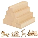 Schnitzholz Linde - 10er Pack Holzklötzchen, Weiches Lindenholz zum Schnitzen,...