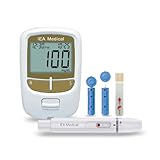 IEA Medical Blutzuckermessgerät | Blutzuckermessgerät Set mit Teststreifen |...