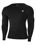 Runhit Kompressionsshirt Herren, Funktionsshirt Langarm Atmungsaktiv Laufshirt...