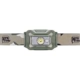 PETZL - Stirnlampe ARIA 1 RGB - 350 Lumen, Camo, Mit drei AAA-/LR03-Batterien...
