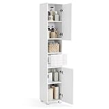 VASAGLE Badezimmerschrank, Badschrank, Badezimmermöbel mit Einer Schublade,...