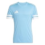 adidas Herren SQUADRA25 Jersey Short Sleeve, Team Light Blue/White, L