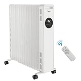 Midea Ölradiator 2500W, Heizlüfter Energiesparend Leise, Elektroheizung mit...