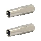 Tomedeks 2 Stück 6,35 Auf 4 Mm Adapter-Magnethülse, Sechskant...