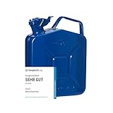 Oxid7® Kraftstoffkanister 5 Liter aus Metall mit Bajonettverschluss | Benzin,...