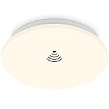 BRILONER - LED Deckenleuchte mit Bewegungsmelder, warmweiße Lichtfarbe, 120°...