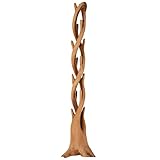 Nexos Trading DIVERO Garderobenständer in Baumform aus Mahagoni-Holz - Farbe:...