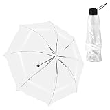 Litinliv Paraguas Transparente, Faltbare Transparente Hochzeitsschirme, 8 Rippen...