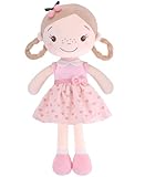 GAGAKU Weiche Stoffpuppe 40cm Schutzengel Puppen, Taufgeschenk für Baby...