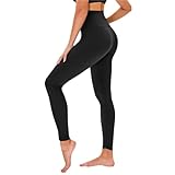 TNNZEET High Waist Leggings Damen Elastische Leggins Weiche Sporthose für Sport...