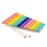 New Classic Toys - 10236 - Musikinstrument - Xylophon - 12 Töne - Bunt