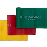 TheraBand Widerstandsband-Set, Professional Latex Elastic Bänder für Ober- und...