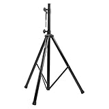 Amazon Basics - Verstellbarer Lautsprecherständer - 120 cm bis 200 cm Stahl,...