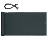 Sekey Balkon Sichtschutz Balkonabdeckung 90x500cm, Balkonsichtschutz...