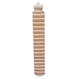 Sänger Wärmflasche mit Strickbezug Erdstreifen, Naturgummi, Wärmflasche, 2,5...