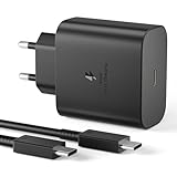 USB C Ladegerät 45W Schnellladegerät für Samsung Galaxy S25 S24 S23 S22 S21...