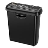 Bonsaii Aktenvernichter Aufsatz, 6 Blatt Streifenschnitt Schredder,...