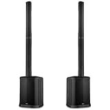 Vonyx VX822 Column Speaker System - 2er Set - PA Anlage Aktiv, 1800 Watt Line...