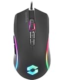 SPEEDLINK ZAVOS Gaming Mouse – Gaming Maus mit Kabel, mehrfarbige LED...