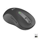 Logitech Signature M650 L Left Kabellose Maus - für große linke Hände, Leise...