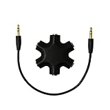 Ziyan 5 Fach 3.5mm Klinken Verteiler Audio Splitter für Kopfhörer Headphone...