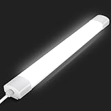 Feuchtraumleuchte 120CM, LED Deckenleuchte Röhre 36W 4000LM, IP65...