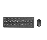 HP 150 kabelgebundene Maus-Tastaturkombination, USB-A Anschlüsse, 12 Fn Tasten,...