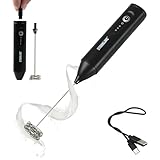 STONELINE Elektrischer Milchaufschäumer USB C Aufladbar mit 3 Stufen, Mixstab...