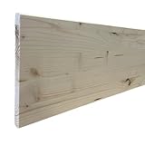 Leimholzplatte 18mm Massivholzplatte Fichte Regal Brett ZUSCHNITT auf Maß (80cm...