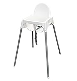 Ikea ANTILOP Kinderstuhl mit Sitzgurt; in weiß