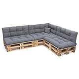 POKAR Palettenkissen Palletenauflagen Palettenpolster Palettensofa...