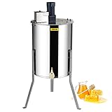 VEVOR Honigschleuder Elektrisch 140W Tangentialschleuder Edelstahl 4/8 Rähmchen...