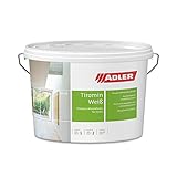 ADLER Tiromin weiß 1 Liter - Premium Silikatfarbe innen weiß, Mineralfarbe -...