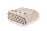 Todocama Überwurf, extra weiche Baumwolle, Four Seasons, Mehrzweck-Tagesdecke...