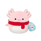 Squishmallows SQCR08560 - Archie der Axolotl mit Schal 19 cm, offizielles...