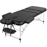 Yaheetech Mobile Massageliege 3 Zonen Massagebett Massagetisch 70cm Breit...