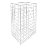 1 Stück Hygoclean Abfall-Gitterkorb | metall, weiß, L: 40cm, B: 25cm, H: 62cm,...