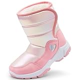 Harvest Land Schneestiefel Mädchen Warm Gefütterte Winterstiefel Outdoor...