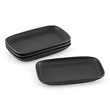 Hanseküche Servierteller aus Steingut (4er Set) 15 x 9,7 x 1,7 cm –...