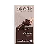 Heilemann 85% Kakao Edelbitter-Schokolade, 100 g