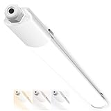 Peasur Feuchtraumleuchte LED 60CM, 3000K/4000K/6500K LED Deckenleuchte Röhre...