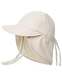 FURTALK Baby Sonnenhut mit Nackenklappe Kleinkind Kinder UPF 50+ Einstellbare...