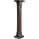 livasia edle Blumensäule Holz im Antik-Look – 100cm – Dekosäule aus...