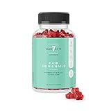 Hair Skin Nails Gummies Fruchtgummis zuckerfrei: Vitamin A C D E B2 Biotin Zink...